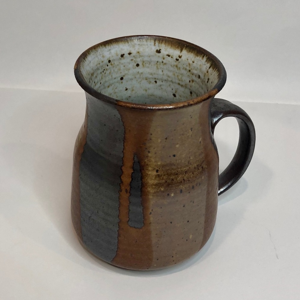 Artisan handmade pottery vase mug boho earthy